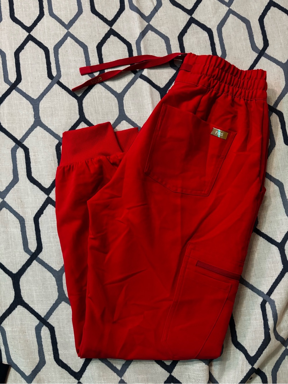 Figs Winning Red Uman High Rise Jogger size XS/P